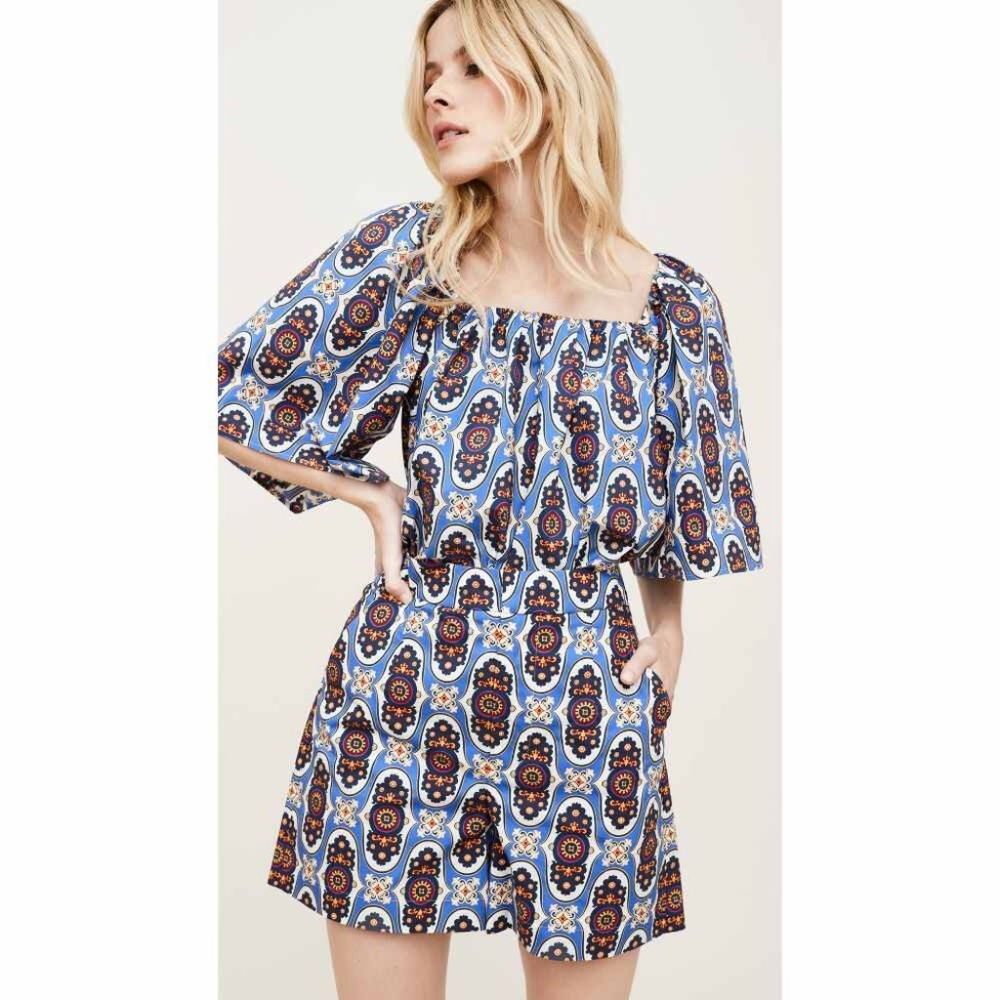 La DoubleJ Good Butt Shorts in Amalfi Cotton Poplin
